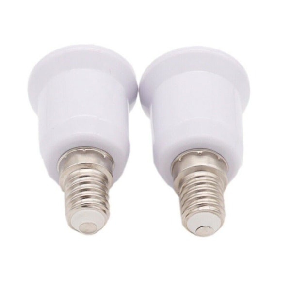 2pcs LED lamp holder E14 to E27 adapter E14-e27 socket base