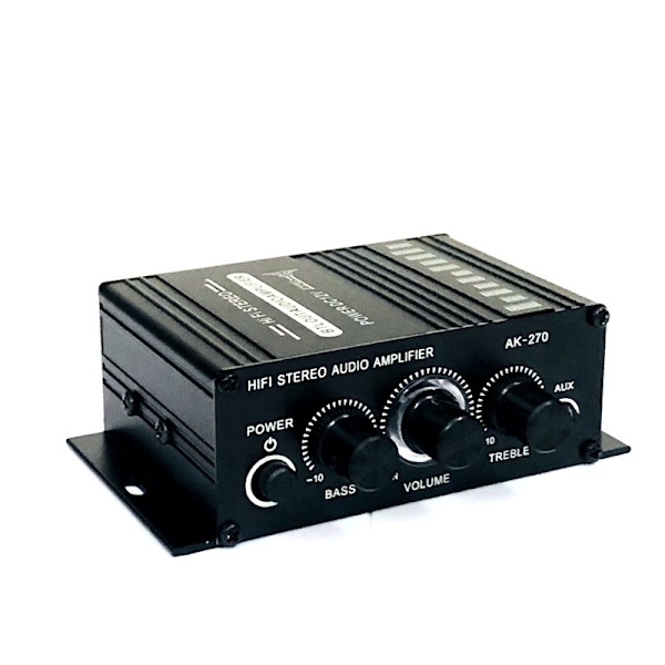 AK270 Lille Mini 2 Kanals Stereo 12V Strømforstærker Forstærker Lydforstærker