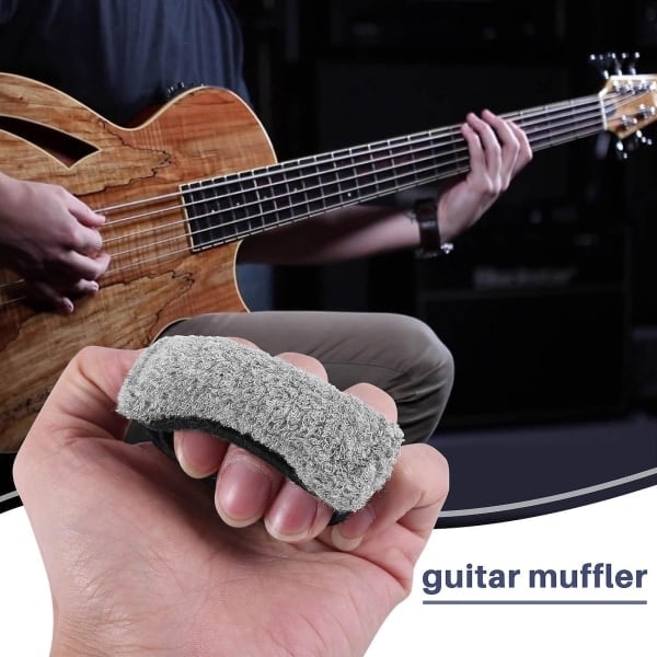 Gitarrband Dämpare Dämpare Lindor Akustisk Klassisk Gitarr Ukulele Instrumenttillbehör
