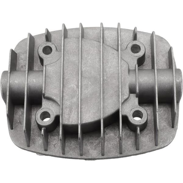 Grått sylinderhode i aluminium for luftkompressor, reservedel, optimal varmeavledning for