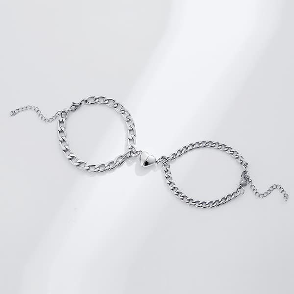 2-delt magnetisk pararmbåndsett – hjerteattraherende armbånd