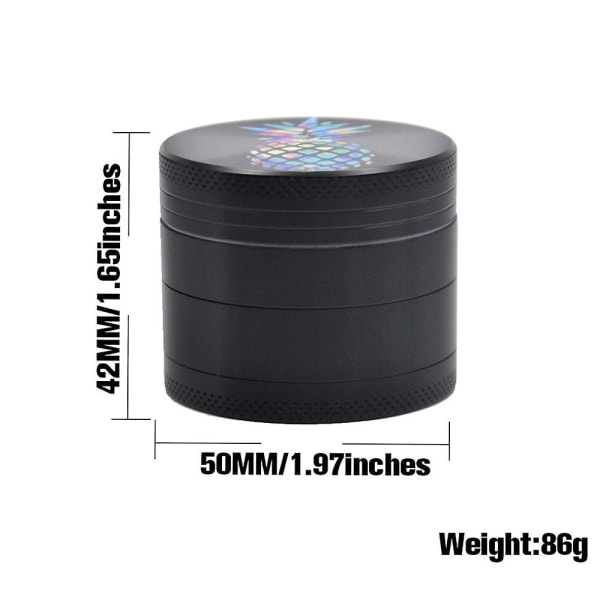 Slipmaskin i aluminiumlegering, 50 mm diameter fyrskikts metallkvarn