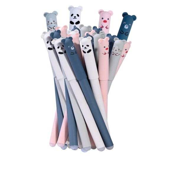 0,35 mm sletbare gelpenne, 12-pak dyre-rollerball gel blækpenne