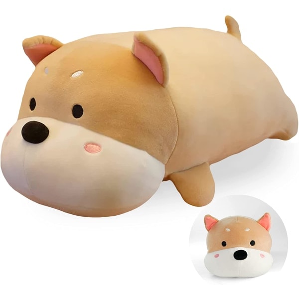 Vävnad Djur med Vikt (40 cm) - Puppy Kudde - Corgi/Chaidog Plysch - Leksaker för Barn - Presenter till Pojkar och Flickor