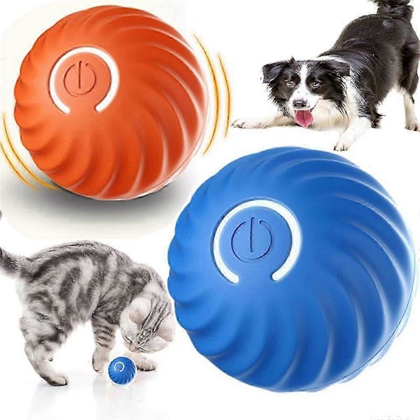 Elektronisk Hundleksboll Smart Rullande Boll Automatisk Hoppande Hundboll Husdjursboll Leksak kompatibel med Valp Födelsedagspresenter