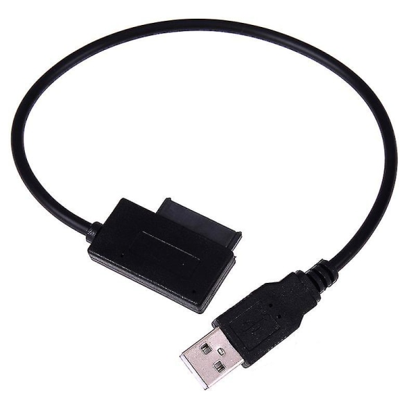 7+6-pin USB2.0 til SATA ekstern adapterkabel med optisk stasjonkabel