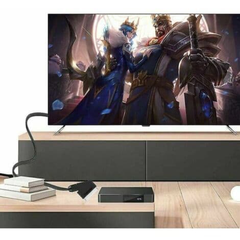SCART til HDMI-omformer lyd-videoadapter for HDTV/DVD/dekoder/PS3/PAL/NTSC Starlight - RW spenningsomformer