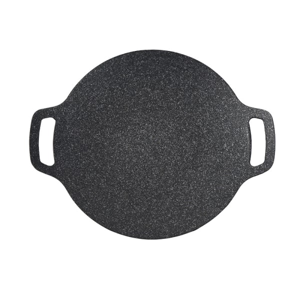 Hushållsmedicinsk stenhäll induktionskokare grillplatta non-stick panna utomhus teppanyaki gryta (aluminiumlegering, 30 cm) 30cm