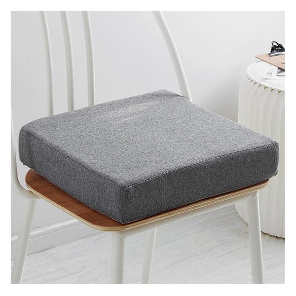 50*50cm Svamppude Høj Elastisk Personlig Pude Til Kontor Sofaer Boghandler Light Gray Square