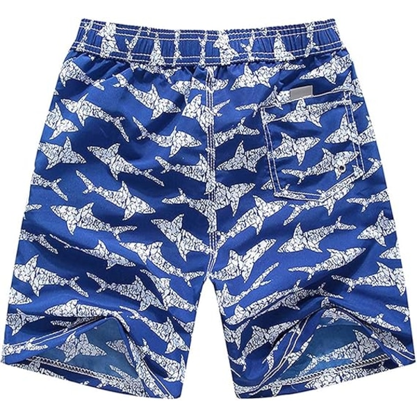 Voksen Strandshorts Menn Kvinner Gutter Jenter Badebukser Badetøy Surfing Bukser Boardshort 100-194cm Blue 5-6 Years