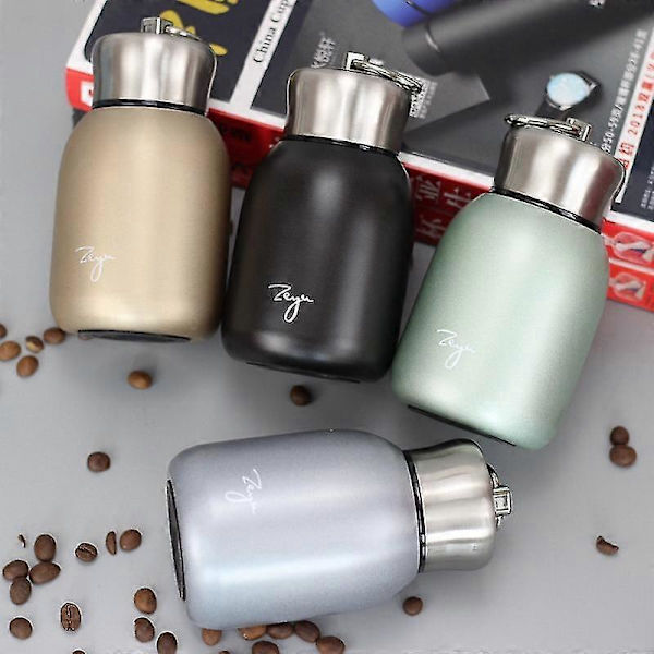 Mini Kaffetermos Bärbar Reseflaska Isolerad Termosflaska Silver(300ml) 300ML