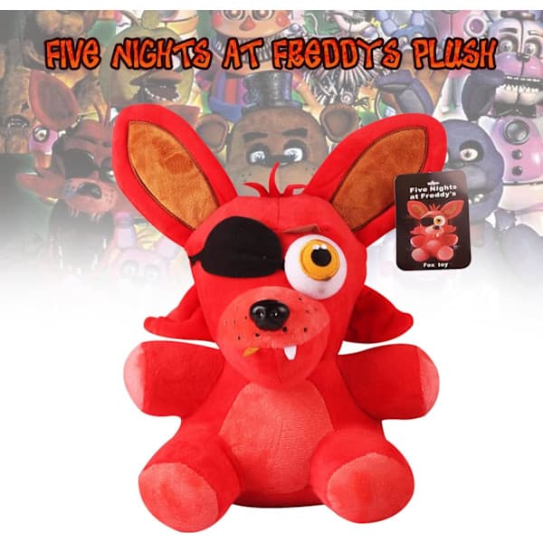 Plushdyr, Five Nights at Freddy's 7.1\\\"/9.8\\\" Plush | Foxy | A
