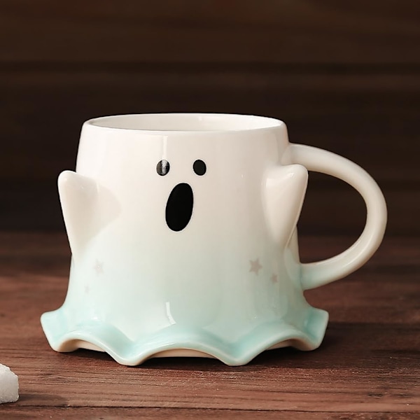 Teekuppi, Keramiikka 11oz Halloween Kahvimuki Kansi - Ystävällinen Haamu