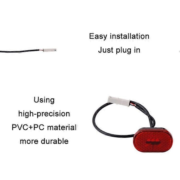 Elektrisk Scooter Fender/Baklys For Xiaomi Mijia M365 Pro2 green
