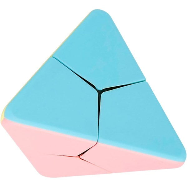Pyramid Speed Cube - ABS Material Pyraminx Stickerless | Oppmuntre til læring Magic Cube | Flytende rotasjon Puslespill Twist | Visuell glede Puslespill Cube leketøy corner