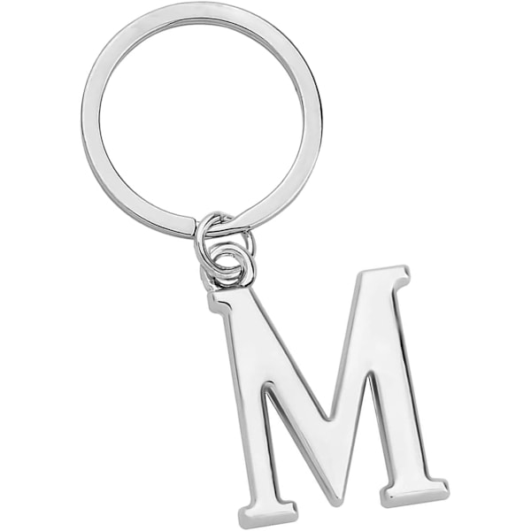 Nøkkelringbokstav - Initial Alphabet Key Ring Charm Bokstav M