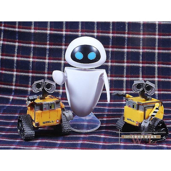 Wall-e Robot Actionfigur Samleobjekt Model Legetøj Dukke 6 cm 3 typer Clean version of Wall-E