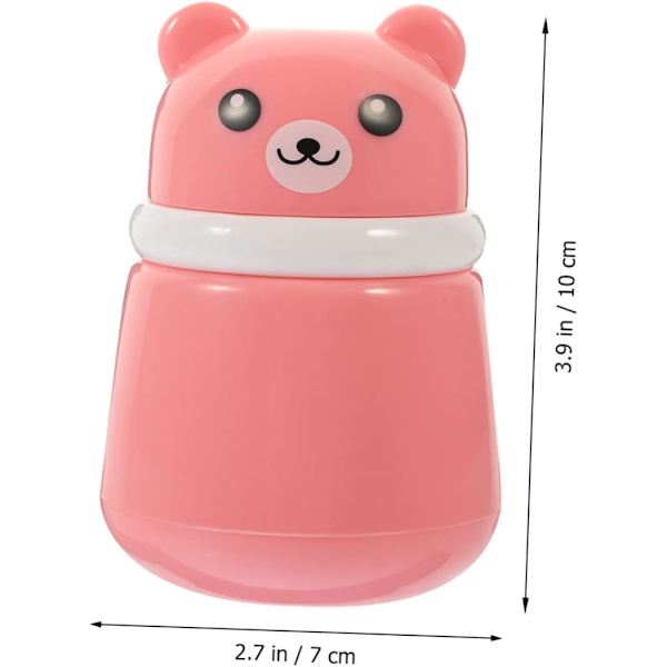 2 stk. Pudderpudeboks Makeup Holder Pudderbeholder Setting Pudderpude Pudre Rejse Talkum Pudder Dispenser