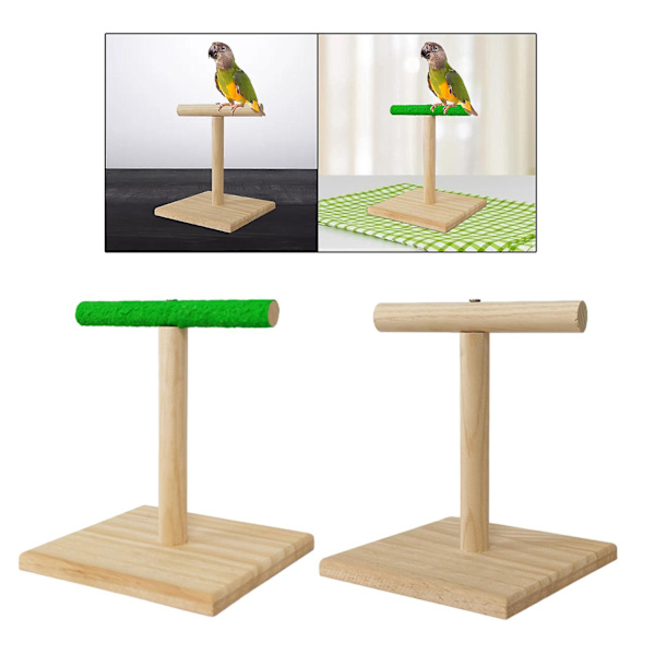 Monitoiminen kannettava papukaijateline lintukuntosali kakaduille ja ara-aktiviteettilelu A A 15x15x18cm