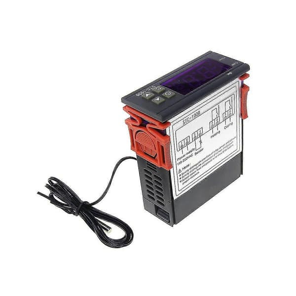 LED Digital Temperaturregulator STC-1000 AC 110-220V 10A Relæ Termoregulator Termostat til He