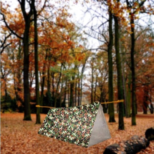 EEEKit 2-pack Nödsovsäck Vattentät Lättviktig Termisk Bivy Bag Överlevnad