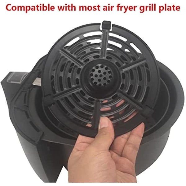 10 stk. Airfryer Gummibumper - Gummibelægning mod ridser - Beskyttende Dæksler til Airfryer Grillpande og Potter - Gummifødder