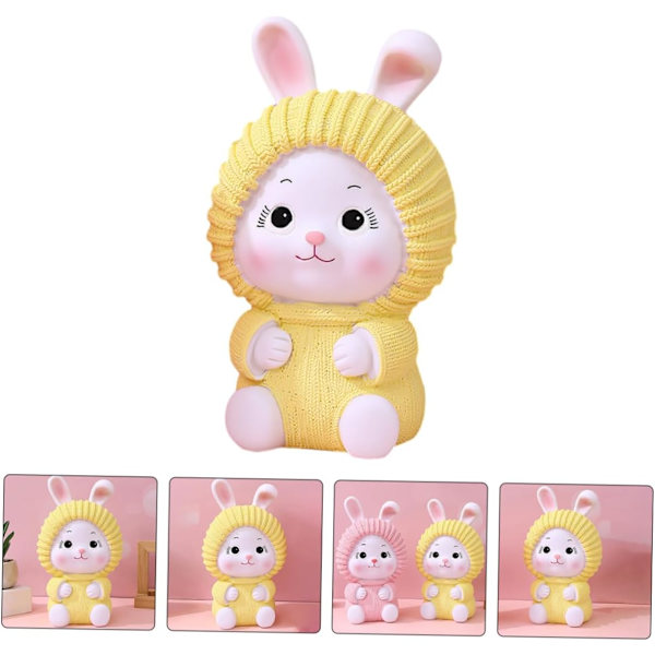 Box Rabbit Spargris Spargrisar Kreativ Spargris Dekorativ Spargris Spargris för Pengar Kanin Spargris Spargris