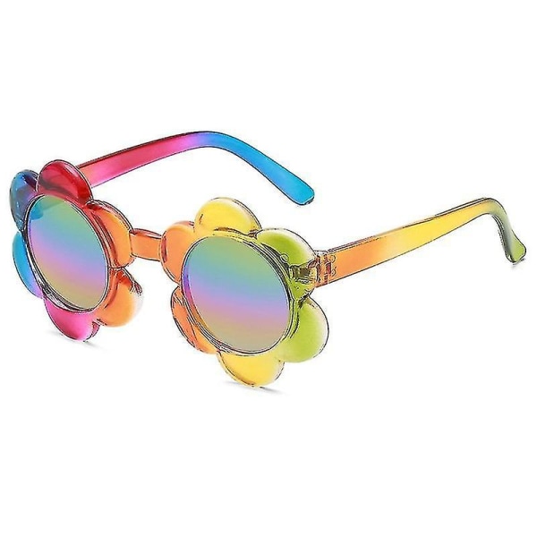 Polariserade solglasögon för barn, Gummi Toddler -färgglada
