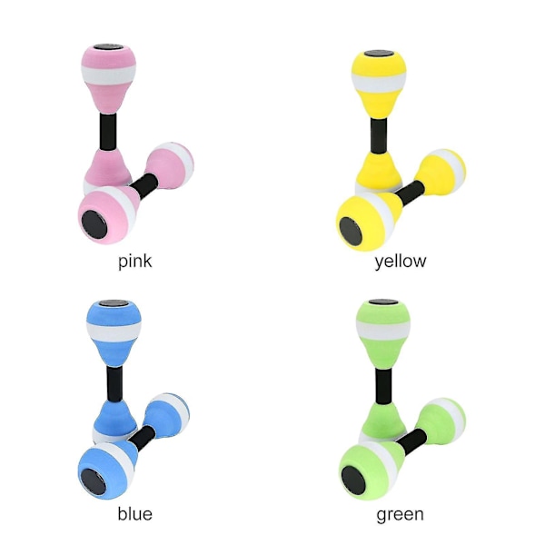 2x Vattendumbbells Vattenövnings Dumbbells Vatten Aerobics Träning Hantel YH D
