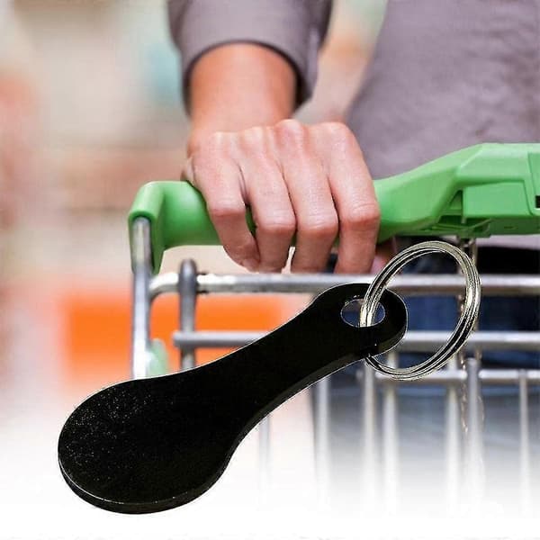Indkøbsvogn Låse Nøgle 2 stk Universal Indkøbsvogns Mønt