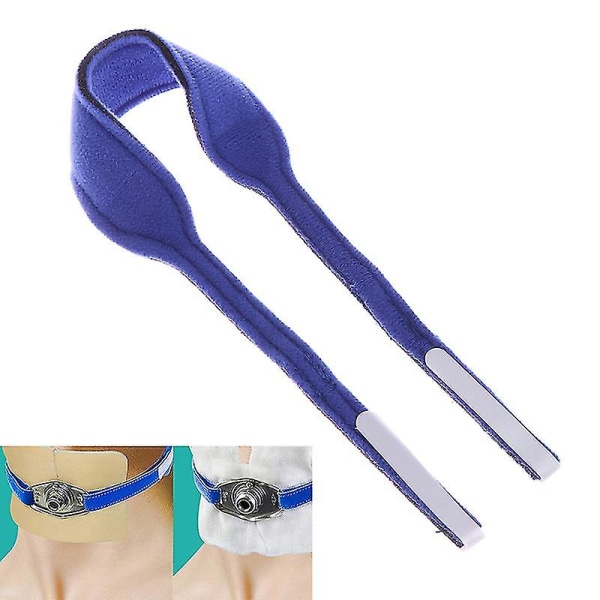 Univerual Bronchial Endotracheal Tube Fixation Device Tracheostomy Belt Holder2pcs-blue