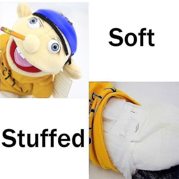 2024 Jeffy Handdocka Cartoon Plysch Leksak Fylld Docka Mjuk Figur Sovande Kudde Pedagogisk Leksak Playhouse Barn Barn Bebis Present[hsf][HK] 58cm
