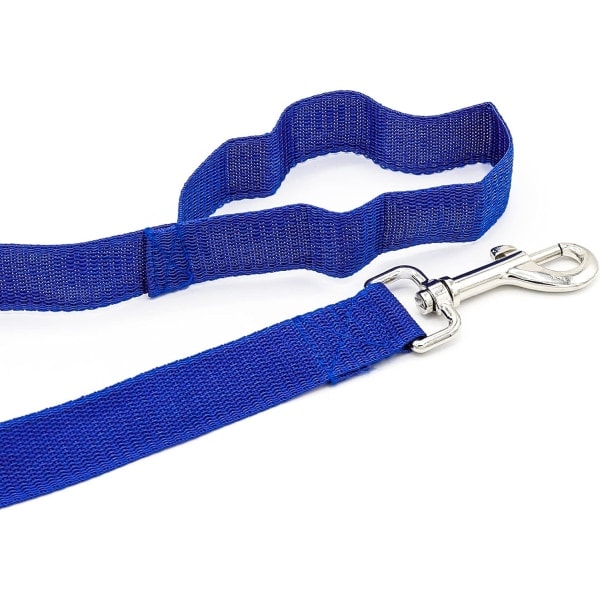 Ekstra Lang Hundetreningsline, 5m Nylonline for Store, Mellomstore og Små Hunder - Perfekt for Innkallingstrening, Lydighet, Løping, Camping Blue