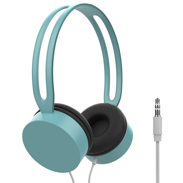 3,5 mm Jack Trådløst Headset Bærbar Musik Stereo Øretelefoner HD Lyd Hovedtelefoner Macaron Farve A02