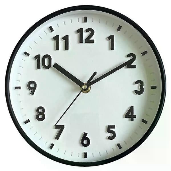 20 cm Tyst Väggklocka Enkel Digital Väggklocka Heminredning Kubisk Digital Klocka Kvarts Väggklocka för Sovrum Sovsal Ch Periwinkle Blue
