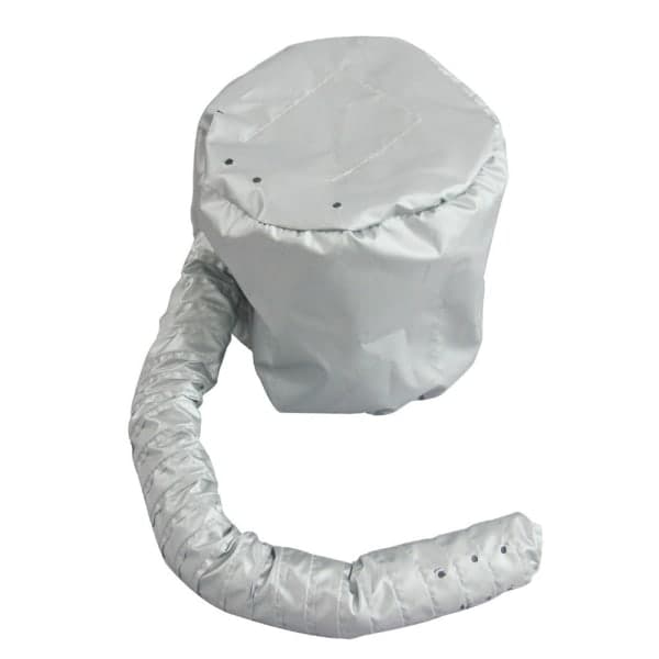 Mesh Drape Cap for Kvinner, Justerbar Mesh Drape Hette for Tørking av Krøllete Hår Grey