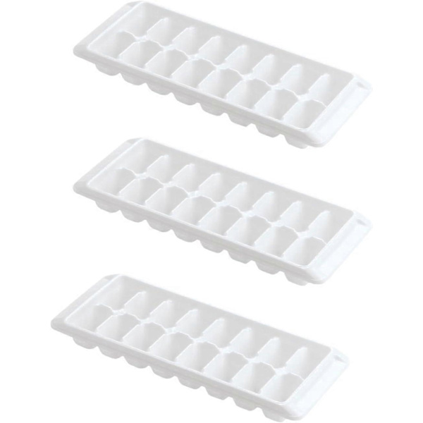 Isbitsform (3-pack, vit) Används för kök, choklad, godis