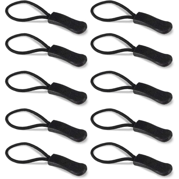Dragkedjeersättning (100-pack) - Griphjälpmedel - Universell lättgreppad dragkedja - Set med plastflikar för fingerfärdighetsreparation