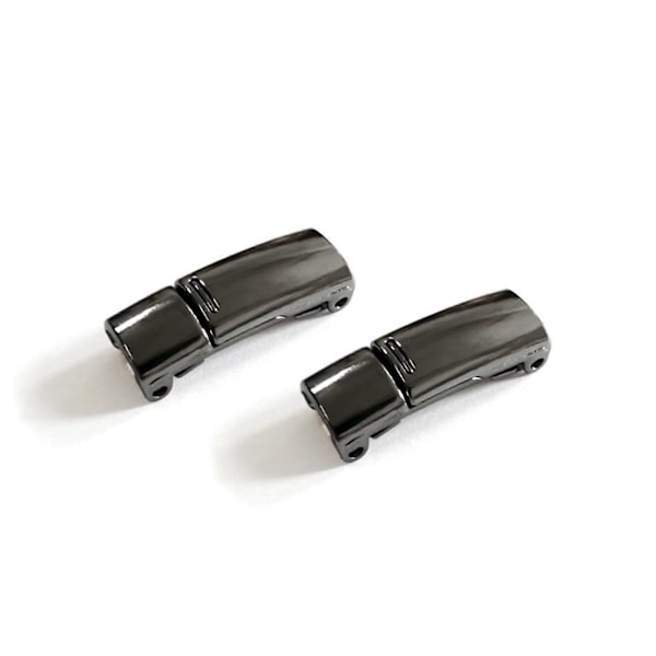 2 stk Late Magnetiske Metall Skolisser Spenne Lace-Free Skolisser Spenne Knapper Barn Voksen - SNNGV Bronze