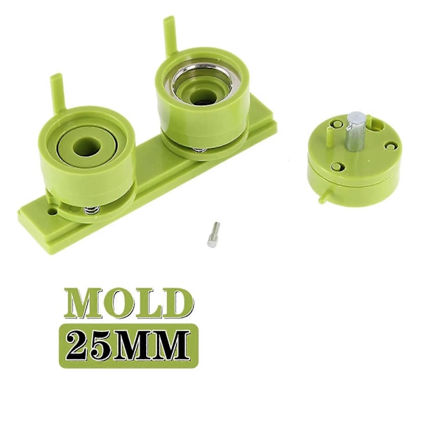 25/32/37/44 MM Napinvalmistuskone Asennusvapaa Pinssimerkkipuristin KiQa 25MM
