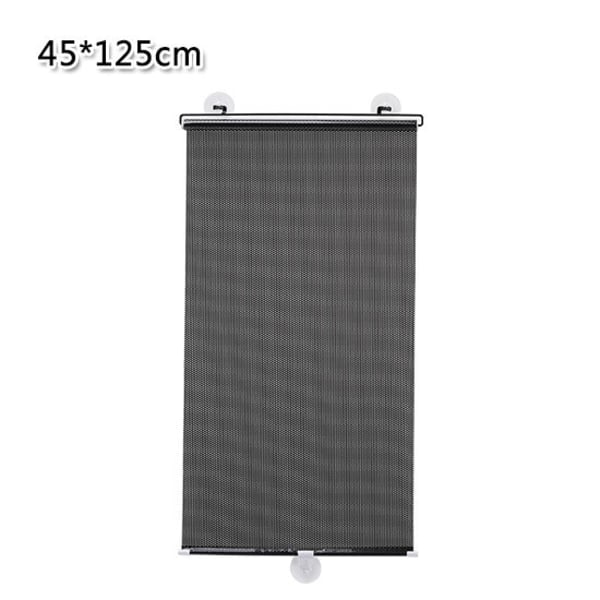 Solskydd för fönster med sugkopp, solskydd för bil, hem och badrum 45*125cm