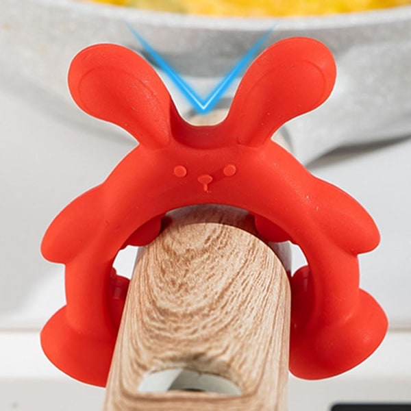 Silikon Spatelholder - 4X Dyr Formet Redskapsholder - Kreative Kjøkkenredskaper, Redskapsholder, Spatelstativ for Hjemmet