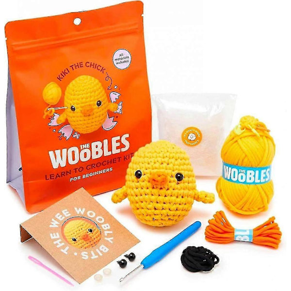 Heklekitt for Begynnere DIY Heklet Stoffdyrsett Begynner Heklekitt chick
