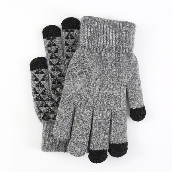 Varme Touch Handsker Vinter Handsker Grå/sort