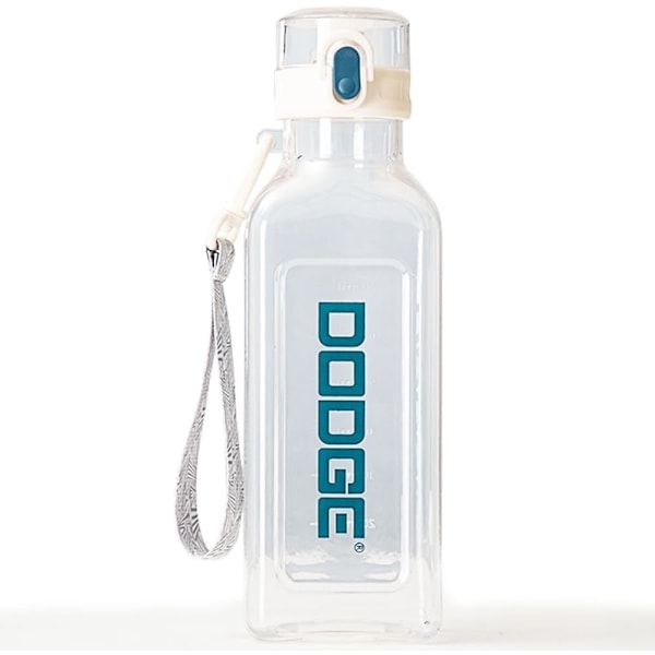 Sportsdrikkeflaske 700ml, Lekkasjesikker og BPA-fri drikkeflaske, Treningsflaske, Vannflaske for reise, piknik, camping og fotturer White