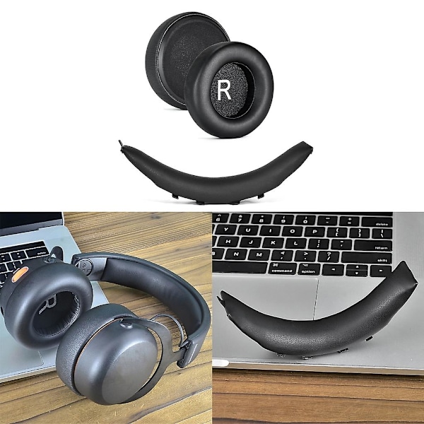 Øreputer Hodebånd Svamp Puteutskifting Elastisk Pute Ørevarmere For Beyerdynamic Mmx 150 Mmx 100 Spillhodetelefon Pair of earmuffs