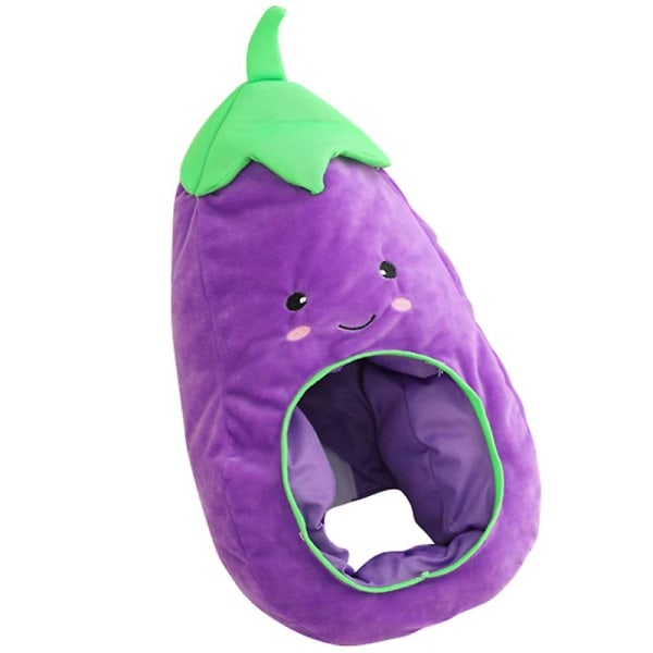 1 stk Morsom Auberginehatt Nyhet Party Dress-up Cosplay Kostymehatt