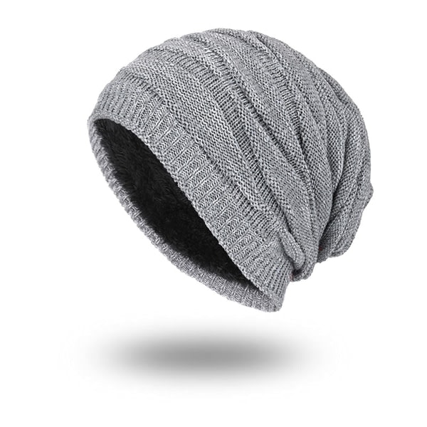 Hat Men Women Warm Plush Winter Hat Soft Knitted Hat