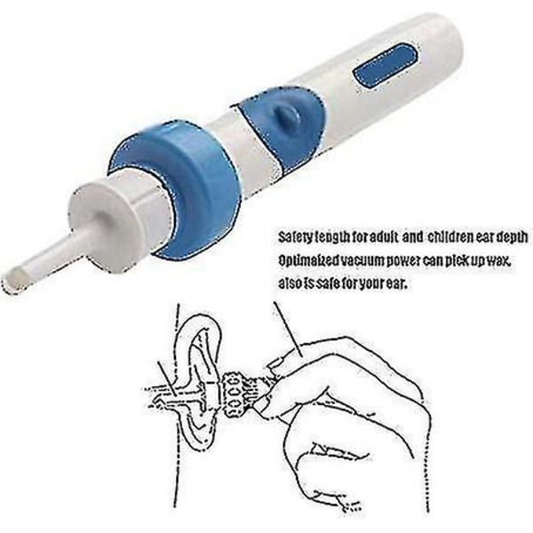 Automatisk Öronrengörare, elektrisk Vakuum Öronvax Sugenhet, öronpetare Rengöringsverktyg Set För Vuxna, Barn