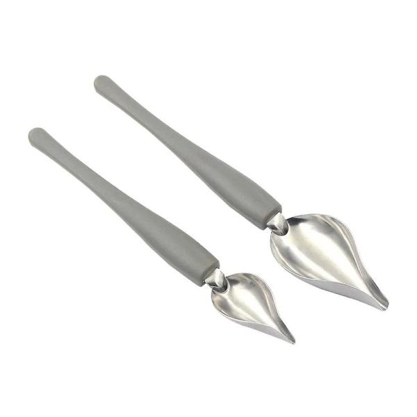 2 Pack Chef Food Drawing Decorating Spoons For DIY Plate Cake Coffee Decorating Kitchen Tools